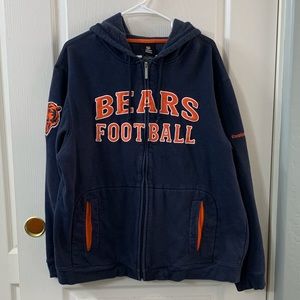 Heavy Chicago Bears hoodie jacket